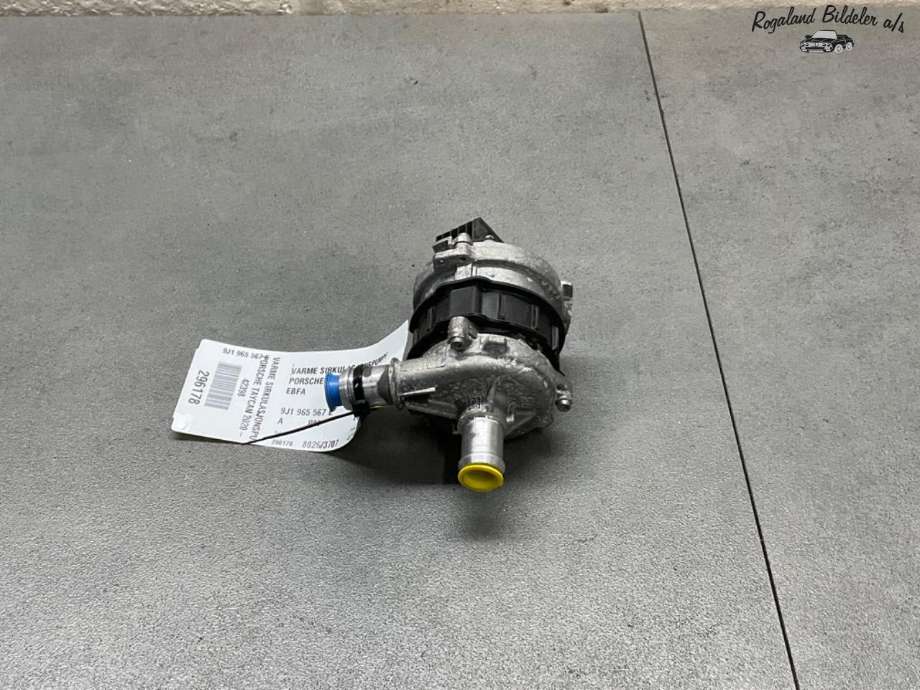 Sirkulasjonspumpe til Porsche Taycan, 2019-->>  (PORSCHE|9J1 965 567 F)