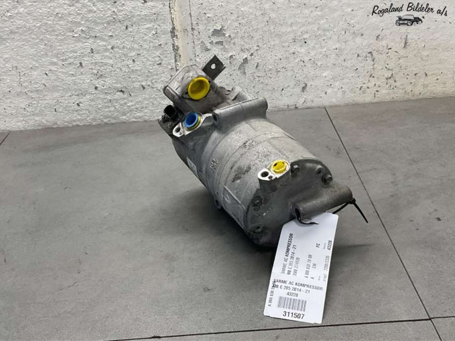 Aircondition kompressor til Mercedes C-Klasse, 2014-2018 (Fase 1) (W205) (W205) (MERCEDES|A 000 830 28 00)