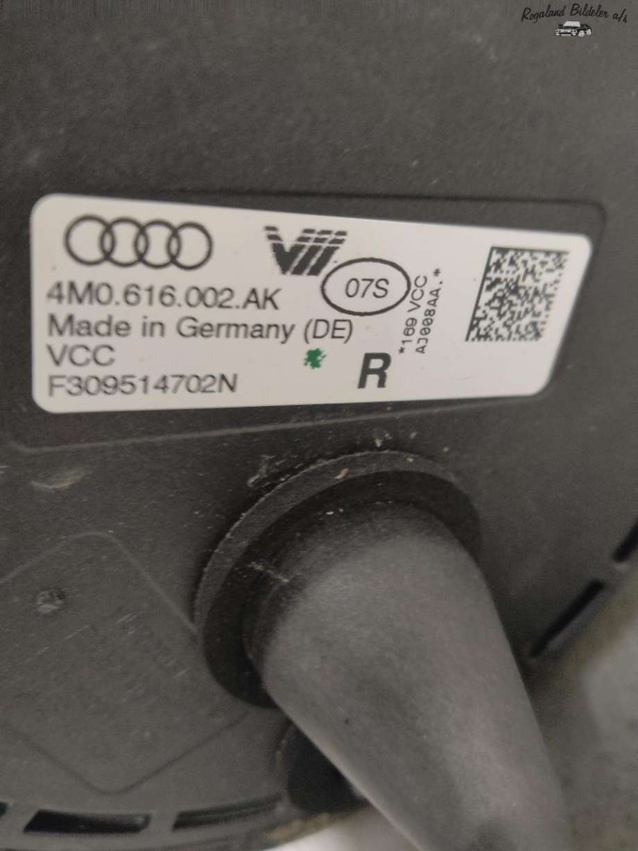 Fjær foran nivå luftpute/belg til Audi e-tron 2018-->>  (AUDI|4M0 616 002 AK)