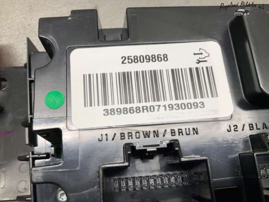 Varmeapparat betjening til Cadillac Escalade 2007-2014 (GMT 900) (GMT 900) (CADILLAC|25936307||25809868)