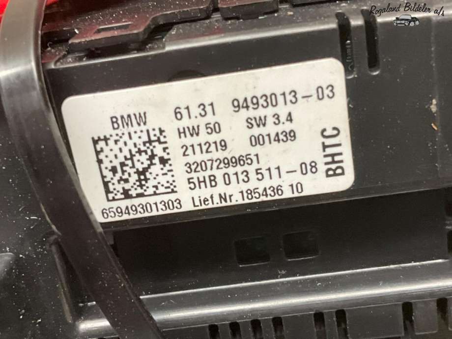 Varmeapparat betjening til BMW 3-Serie 2018-->> (G20) (G20) (BMW|61 31 9 493 013)