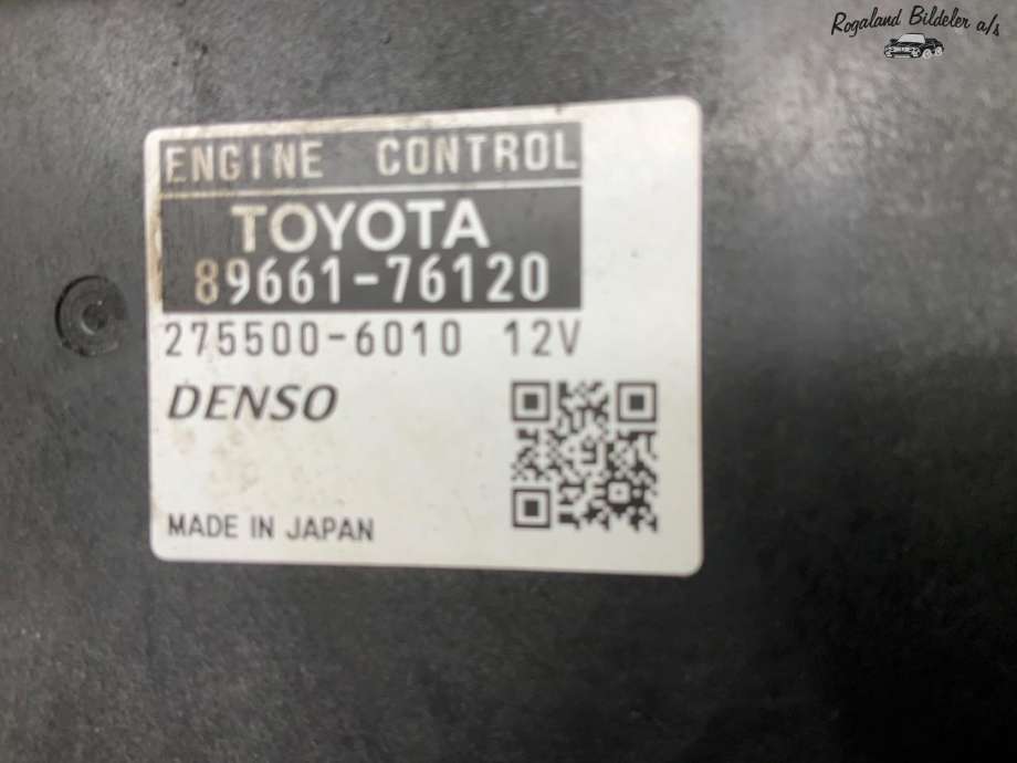 Styreenhet motor til Lexus CT 2010-2020  (LEXUS|8966076120|2755006010|8966176120)