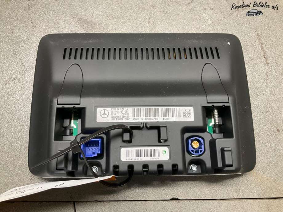 Multimedia display (MCU - Media Controller Unit) til Mercedes CLA 2013-2019 (C117) (C117) (MERCEDES|A 166 900 78 14)