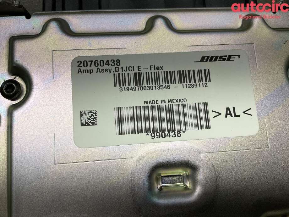Bilstereo forsterker til Opel Ampera 2012-2014 (Type I)  (OPEL|20760438)