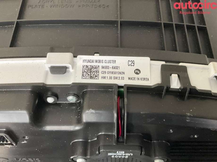 Instrumentpanel til Hyundai Kona 2017-2021 (Type I, Fase 1) (HYUNDAI|94003K4021)