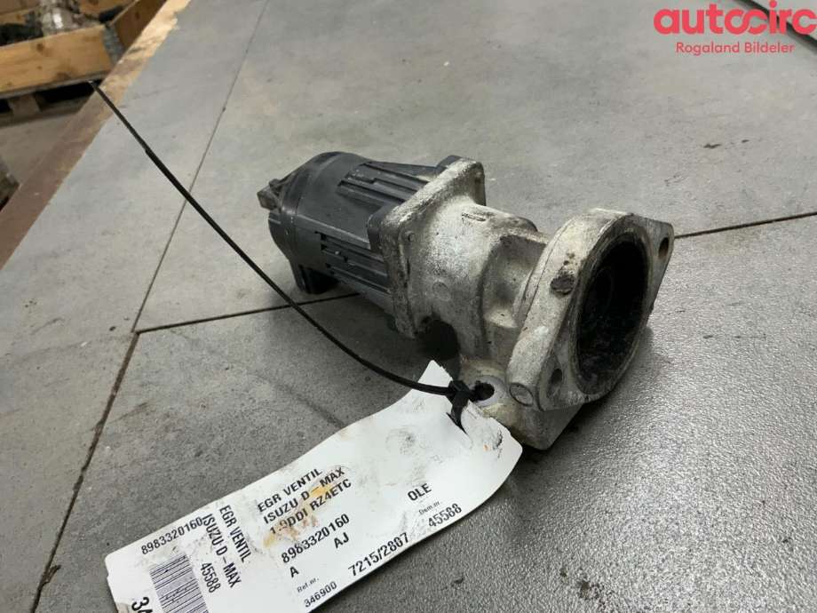 EGR-ventil til Isuzu D-Max 2017-2020 (Type II, Fase 2) (ISUZU|8983320160)