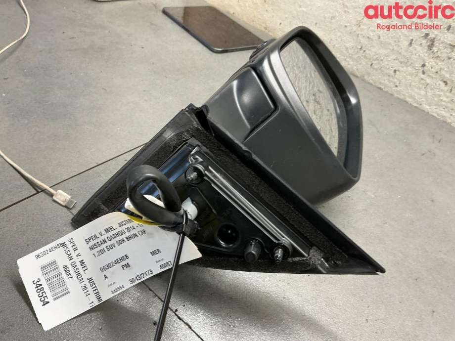 Speil venstre til Nissan Qashqai, 2014-2021 (Type II) (NISSAN|963024EH8B)