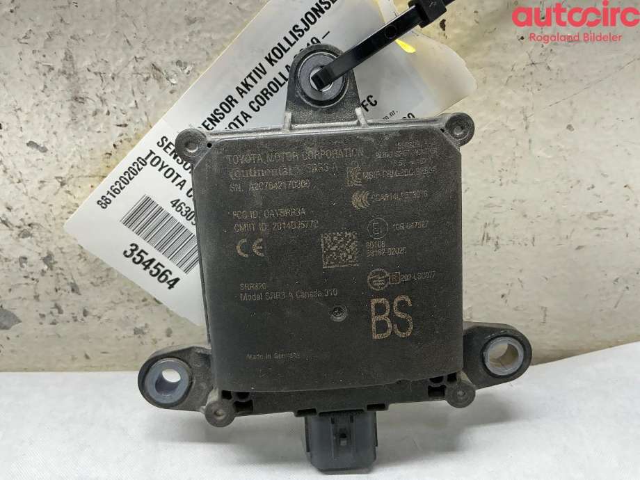 Sensor radar til Toyota Corolla 2019-->>  (TOYOTA|8816202020)