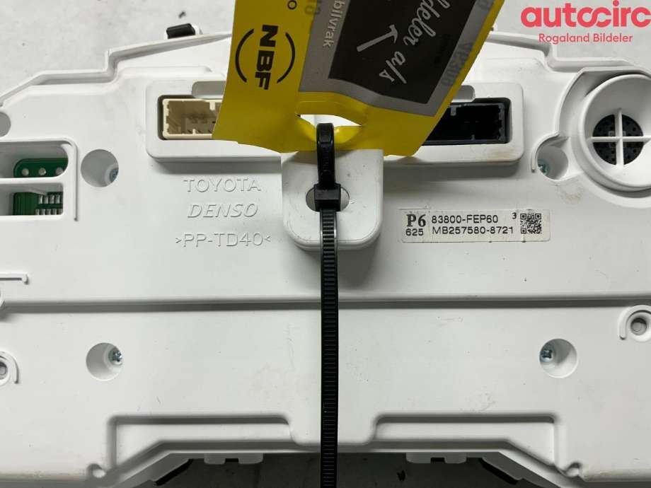Instrumentpanel til Toyota Corolla 2019-->>  (TOYOTA|83800FEP60)