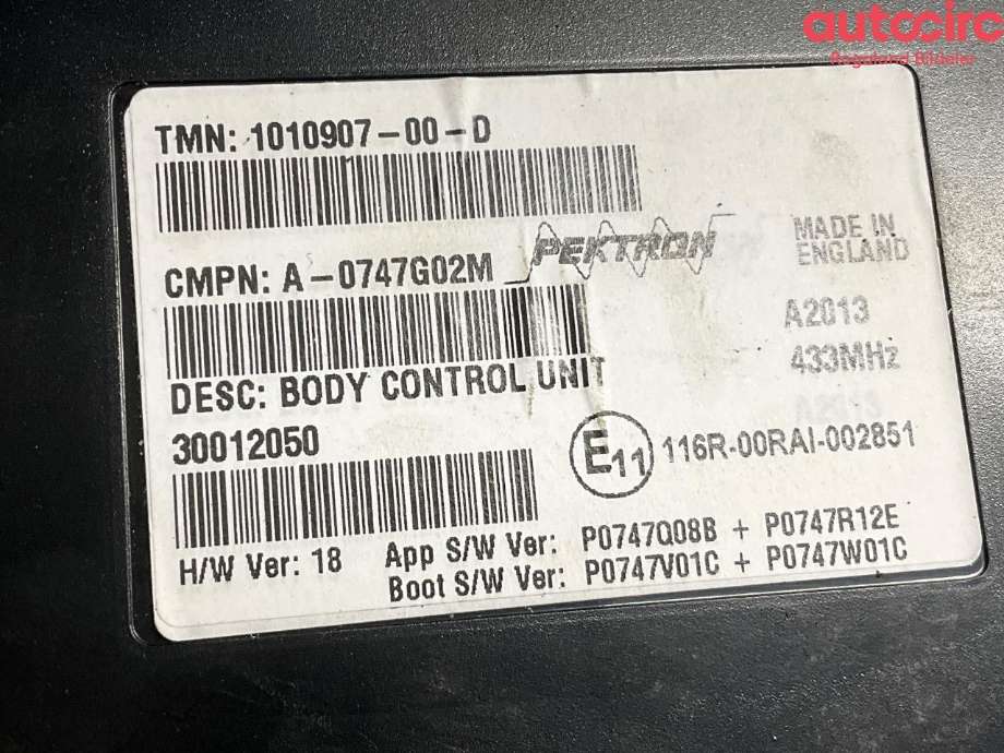 Styreenhet comfort (BCM) til Tesla Model S 2013-2016 (Fase 1) (TESLA|1010907-00-D)