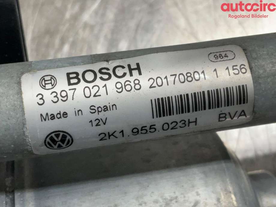 Viskermotor frontrute til VW Caddy 2015-2020 (Type III, Fase 3)  (VOLKSWAGEN|2K1 955 023 H)