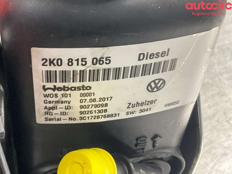 Dieselvarmer til VW Caddy 2015-2020 (Type III, Fase 3)  (VOLKSWAGEN|1K0 815 071 AN)