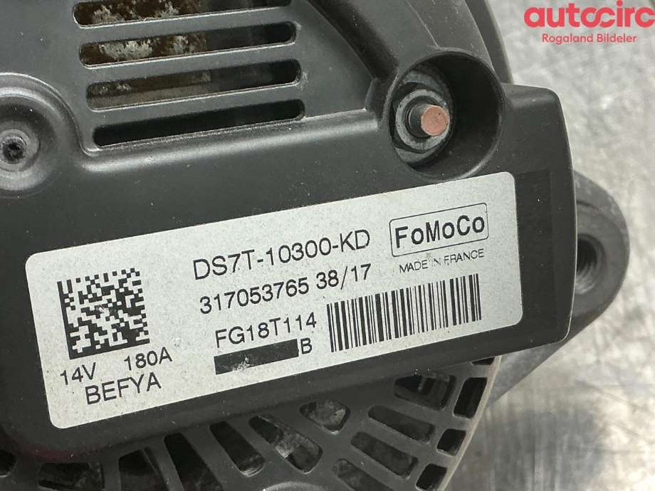 Dynamo til Ford S-Max 2015-->> (Type II)  (FORD|2438699|DS7T-10300-KE)