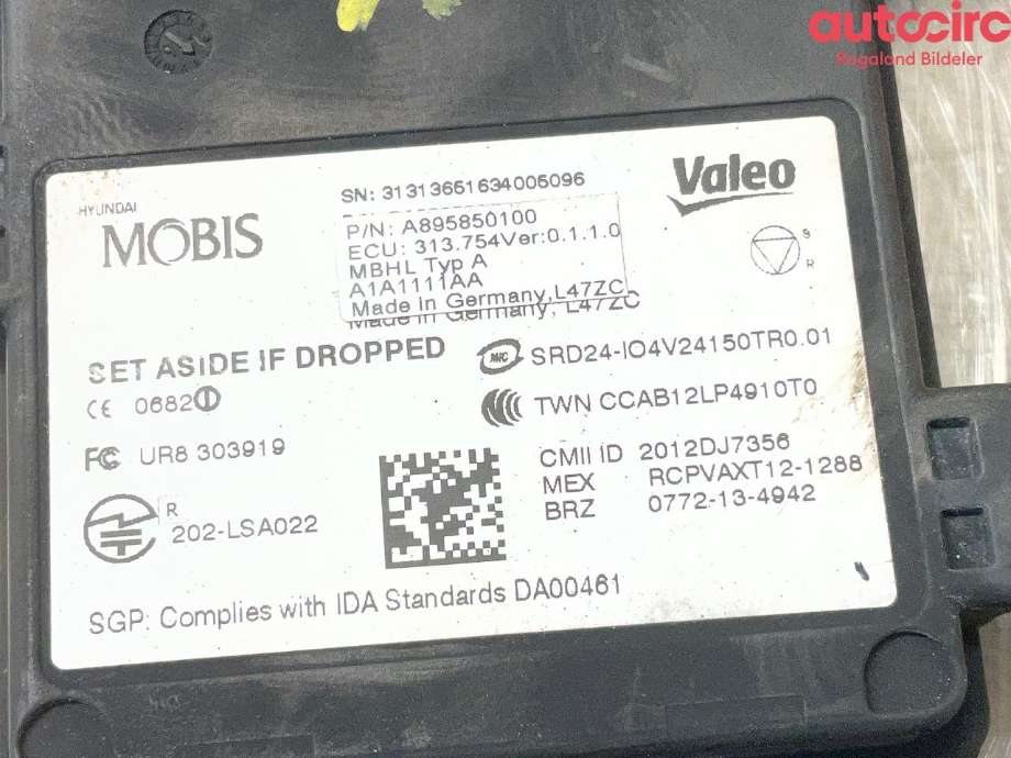 Sensor radar til Kia Optima 2017-2020 (KIA|95821A8100)