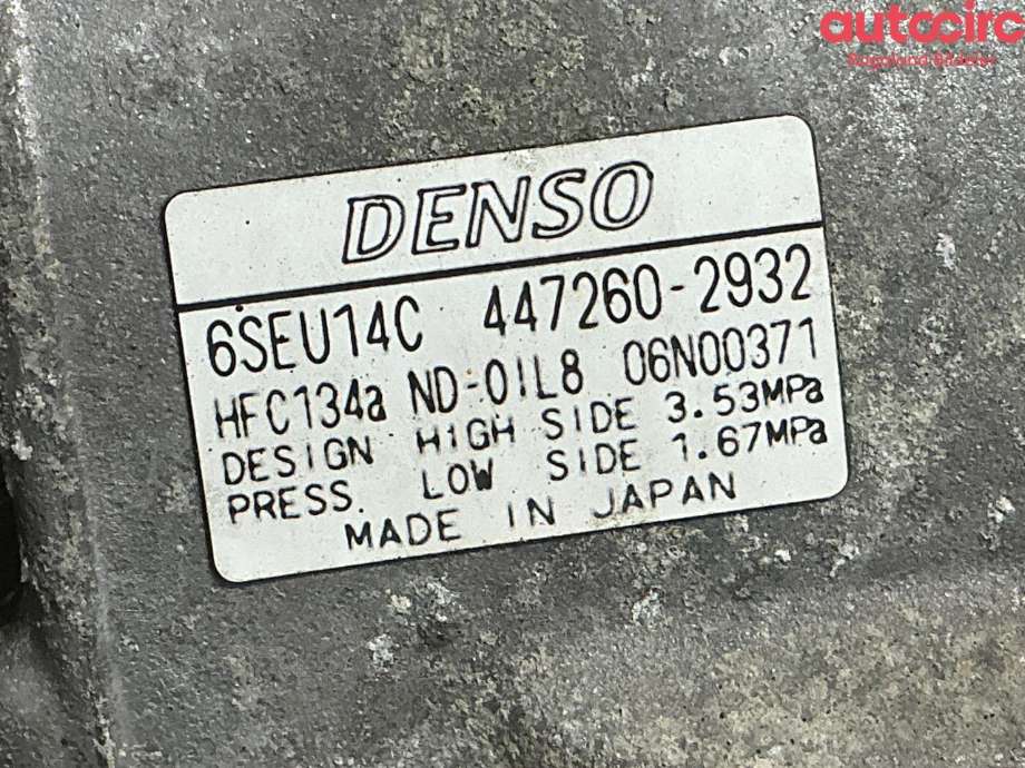 Aircondition kompressor til Toyota RAV4 2009-2013 (Type III, Fase 2)  (TOYOTA|8831042310)