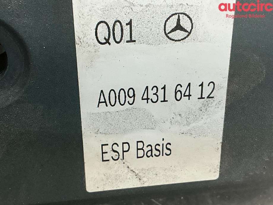 ABS sentral til Mercedes A-Klasse 2012-2018 (W176) (W176) (MERCEDES|A 009 431 65 12|A 009 431 22 12)