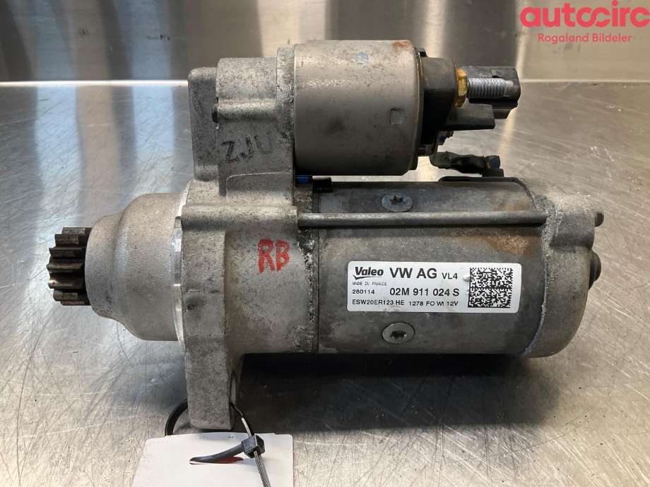 Starter diesel til Škoda Octavia 2013-2016 (Type III, Fase 1)  (SKODA|02M 911 024 B)