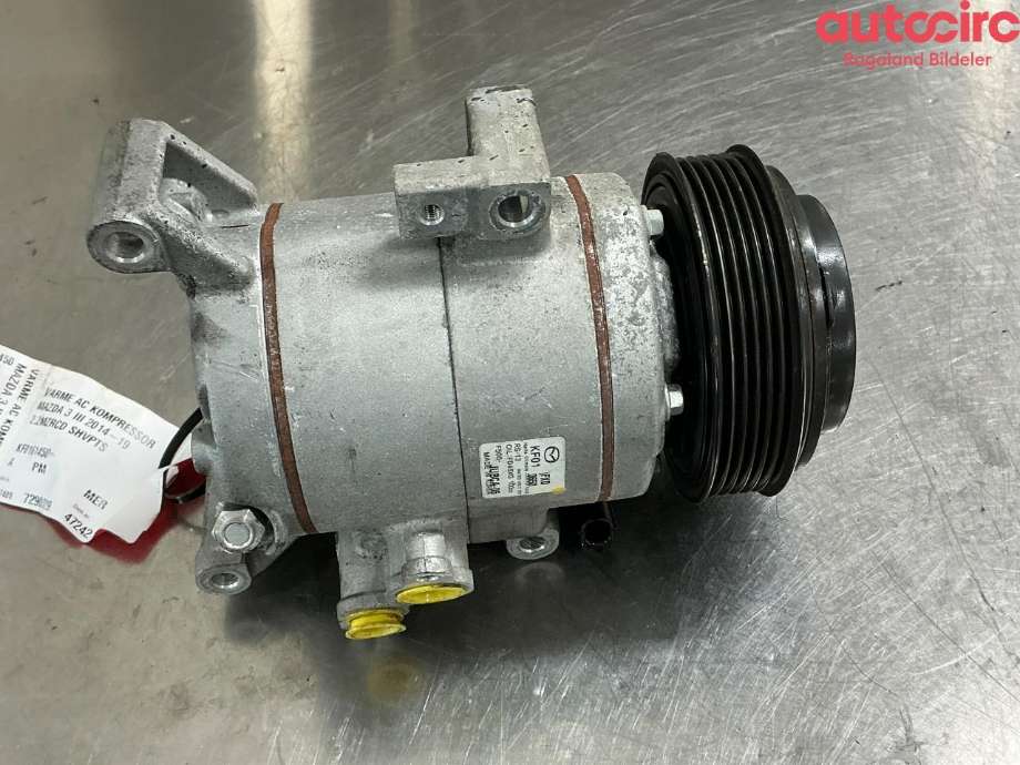 Aircondition kompressor til Mazda 3 2013-2016 (Type III, Fase 1)  (MAZDA|KF0161450)