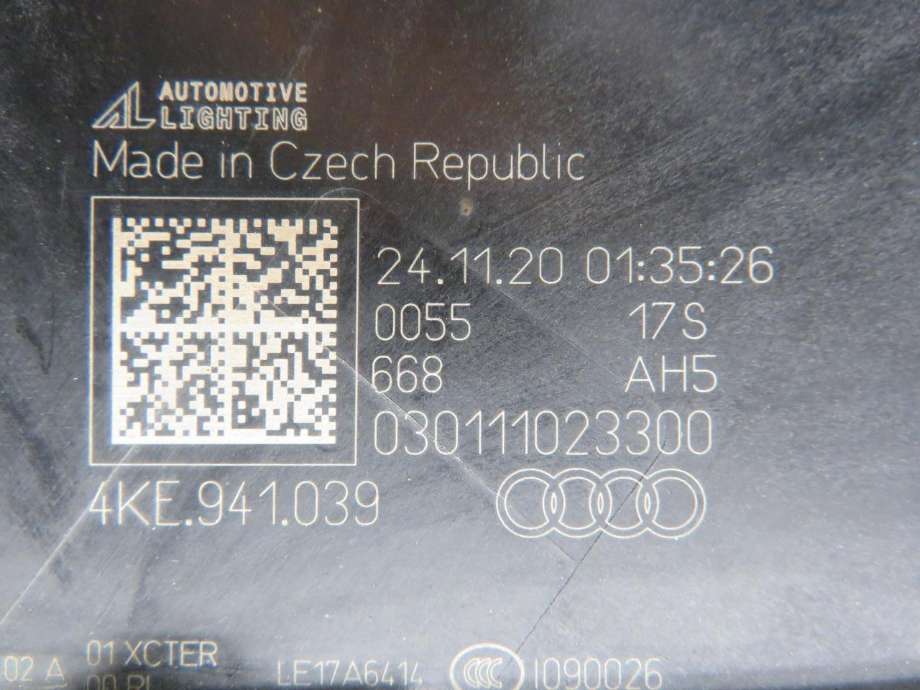 Frontlykt venstre halogen til Audi e-tron 2018-->> (4KE 941 781|4KE941039)