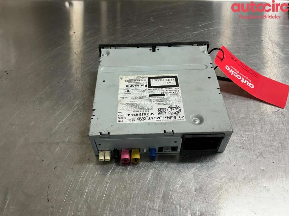 Bilstereo navigasjon til Škoda Octavia 2013-2016 (Type III, Fase 1)  (SKODA|5E0 035 874 AX|5E0 035 874 A)