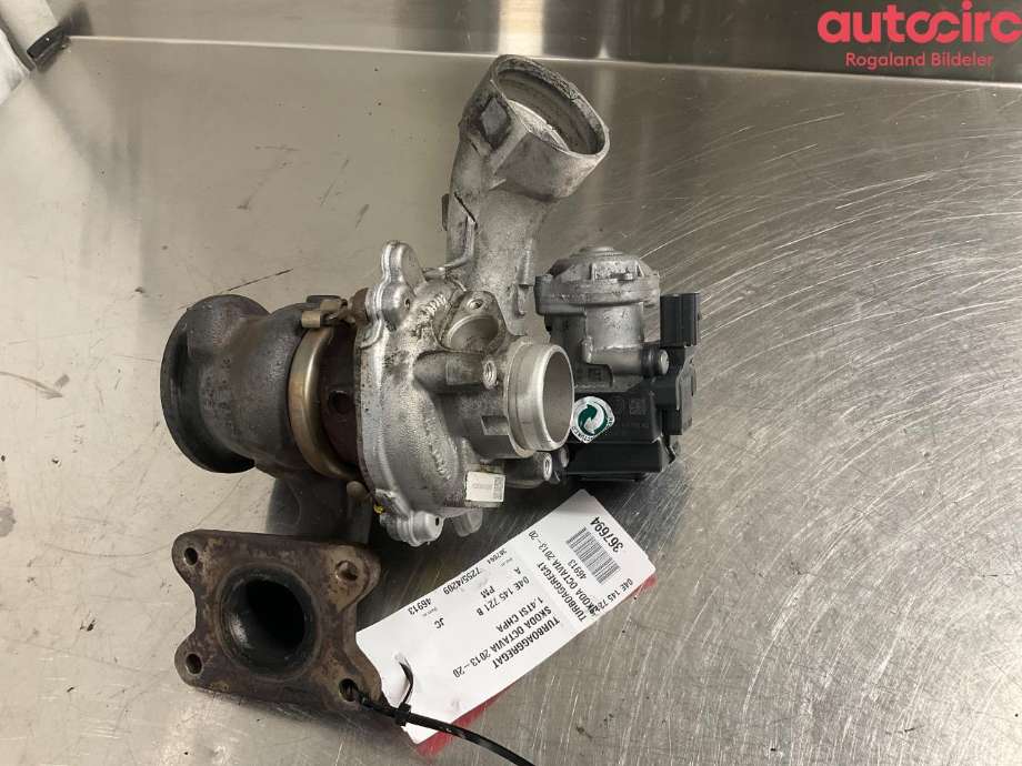 Turbo til Škoda Octavia 2013-2016 (Type III, Fase 1) (SKODA|04E 145 721 F|04E 145 721 B)