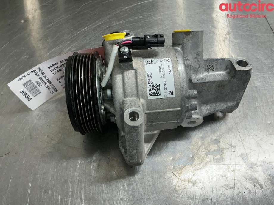 Aircondition kompressor til Dacia Duster 2018-2024 (Type II)  (DACIA|926001571R)