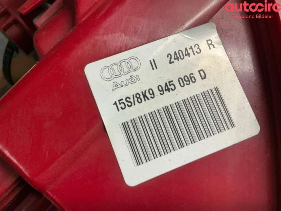 Baklykt høyre til Audi A4 2007-2014 (Type IV) (B8) (B8) (AUDI|8K9 945 096 D)