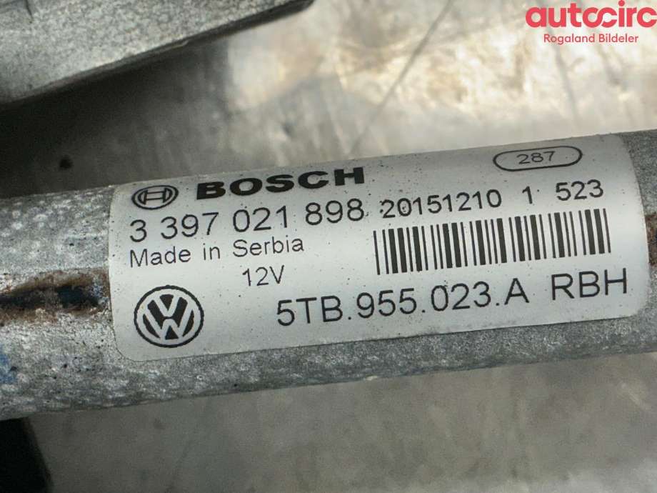 Viskermotor frontrute til VW Touran 2015-2021 (Type II) (VOLKSWAGEN|5TB 955 023 F|5TB 955 023 A)