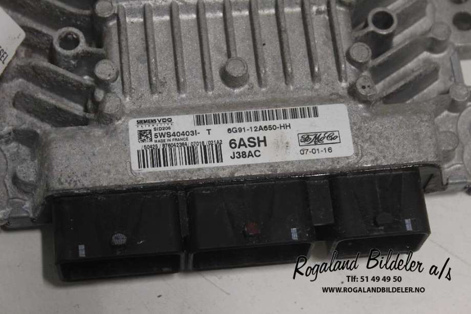 Styreenhet motor til Ford S-Max 2006-2010 (Type I, Fase 1)  (FORD|1709081|6U71-12A650-LB|)
