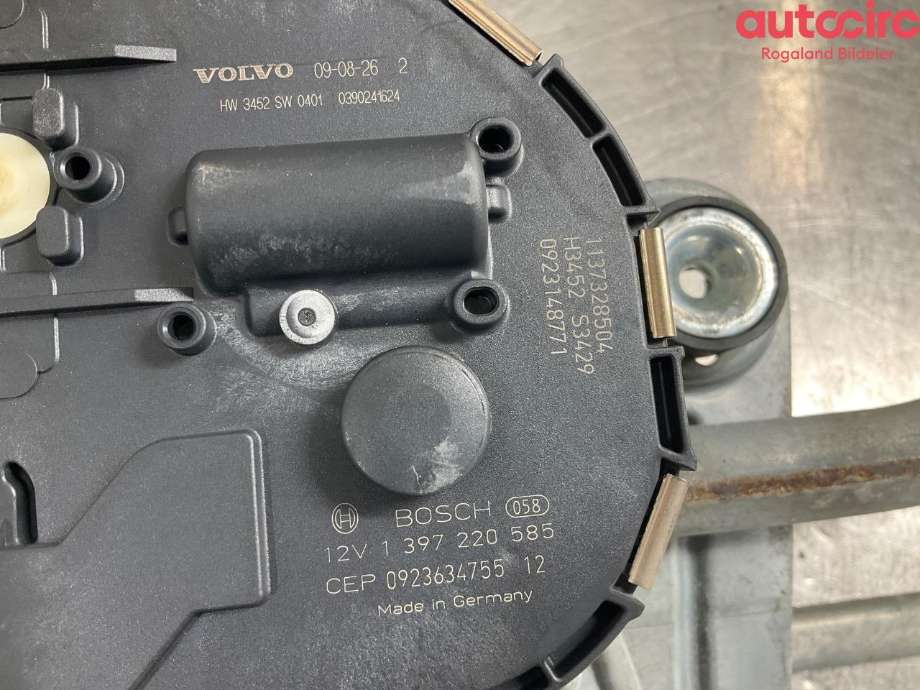 Viskermotor frontrute til Volvo V70 2007-2013 (Type III, Fase 1)  (VOLVO|31333456)