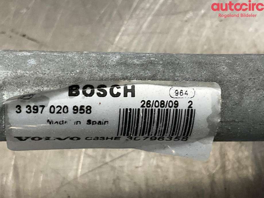 Viskermotor frontrute til Volvo V70 2007-2013 (Type III, Fase 1)  (VOLVO|31333456)