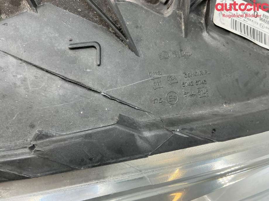 Frontlykt høyre halogen til Citroën Berlingo 2008-2015 (Type II, Fase 1)  (CITROEN|6206 K6)