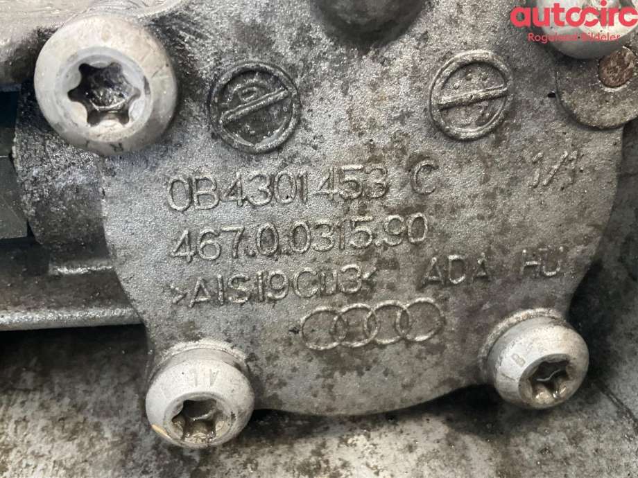 Girkasse manuell 6-trinn til Audi A5 2007-2016 (Type I)  (AUDI|0B1 300 027 JX|KBZ|0B1 300 027 J)