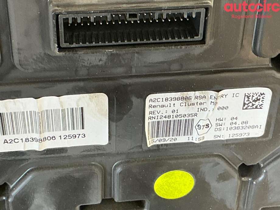 Instrumentpanel til Renault Master 2014-->> (Type III, Fase 2) (RENAULT|248105035R)