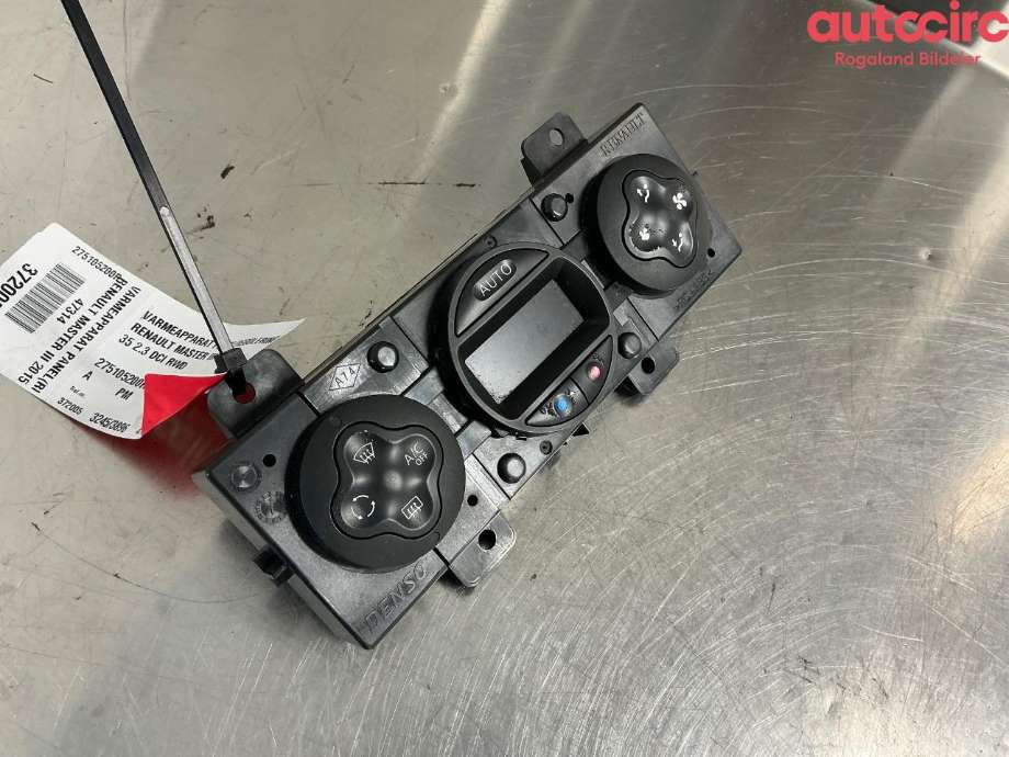 Varmeapparat betjening til Renault Master 2014-->> (Type III, Fase 2)  (RENAULT|275105200R)