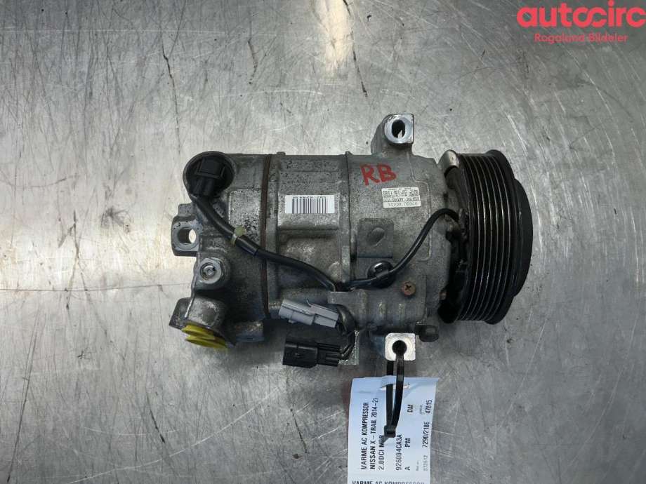 Aircondition kompressor til Nissan X-Trail 2014-2022 (T32) (T32) (NISSAN|926004CA3A)