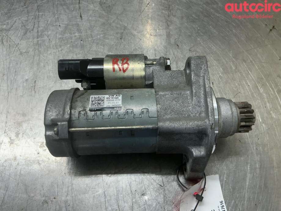 Starter til Škoda Octavia, 2017-2020 (Type III, Fase 2) (SKODA|02Z 911 024)