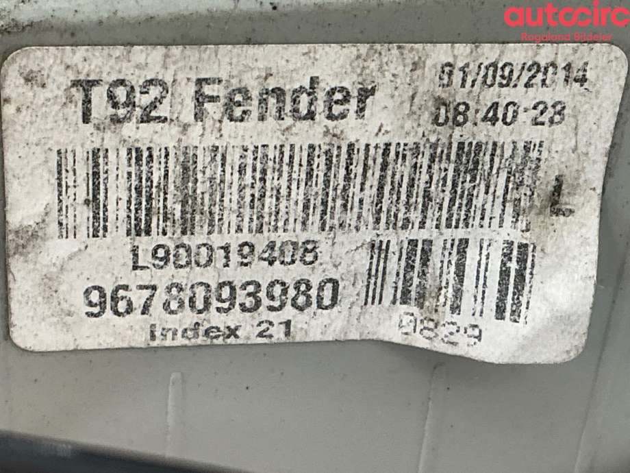 Baklykt venstre til Peugeot 308 2013-2021 (Type II)  (PEUGEOT|96 780 939 80)