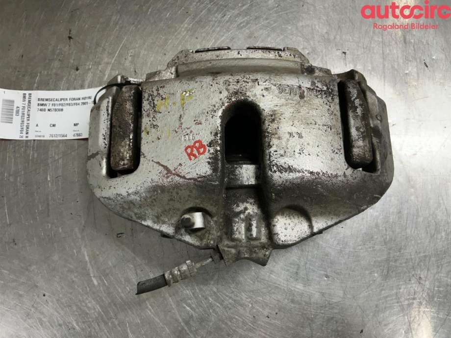 Bremsecaliper høyre foran til BMW 7-Serie, 2009-2015 (F01/F02/F03/F04) (F01/F02/F03/F04) (BMW|34 11 6 786 818)