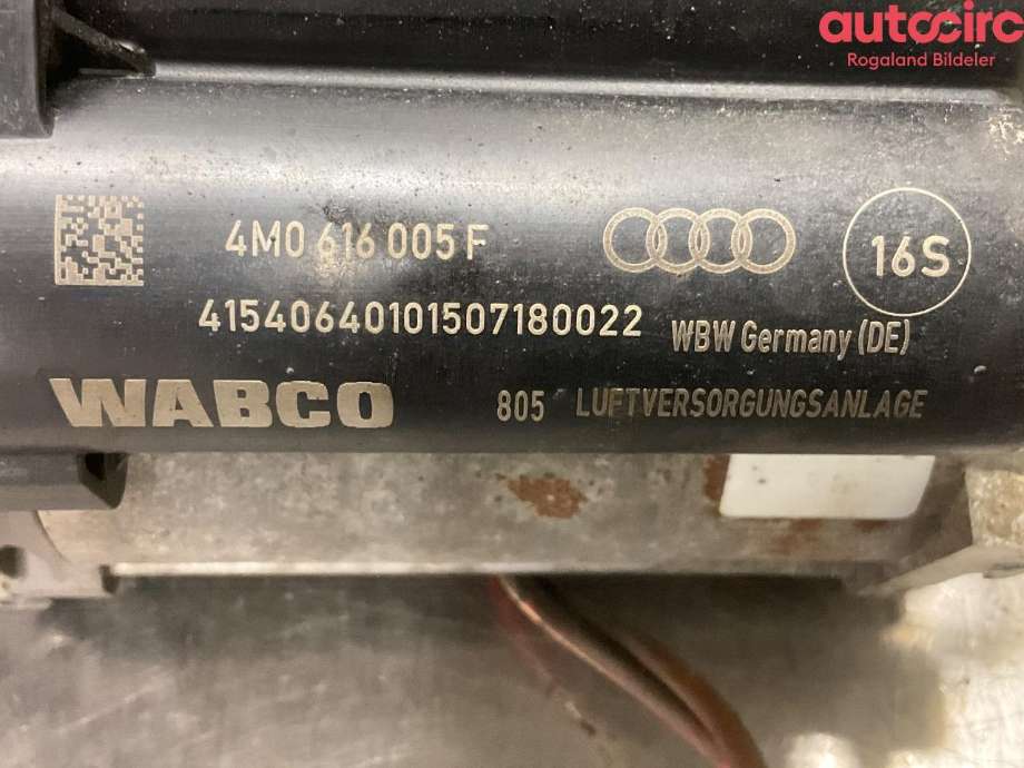 Kompressor nivå/luft til Audi Q7 2015-->> (Type II)  (4M0 616 005 H|4M0 616 005 K|)
