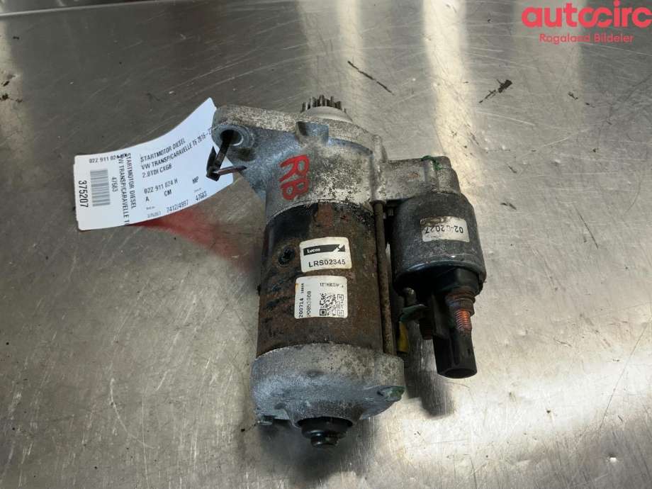 Starter diesel til VW Transporter / Caravelle 2015-2019 (T6) (T6) (VOLKSWAGEN|02Z 911 024 HX|02Z 911 024 H|)