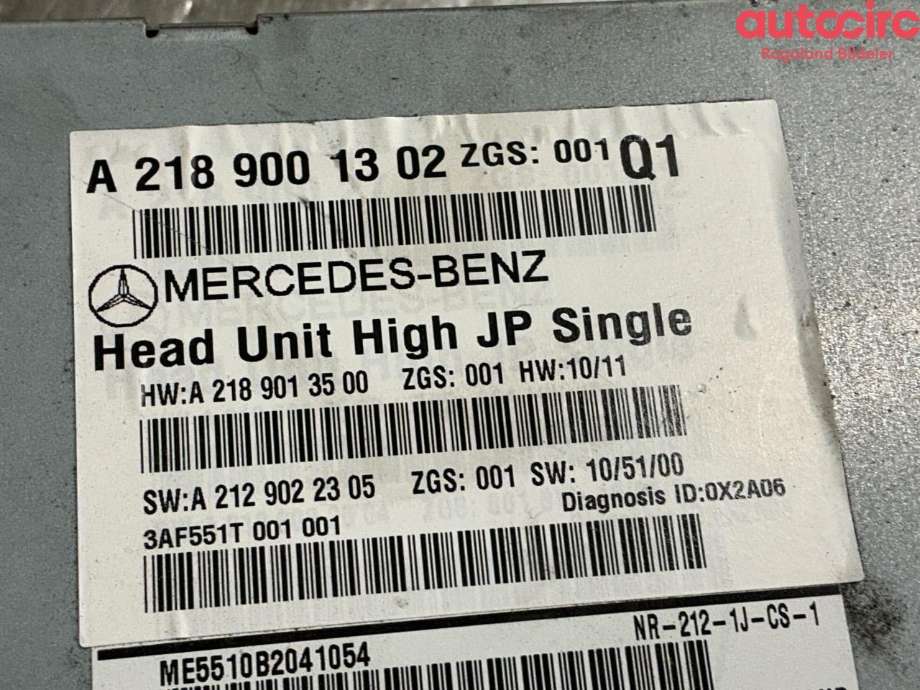 Bilstereo til Mercedes CLS 2011-2017 (C218) (C218) (MERCEDES|1|)