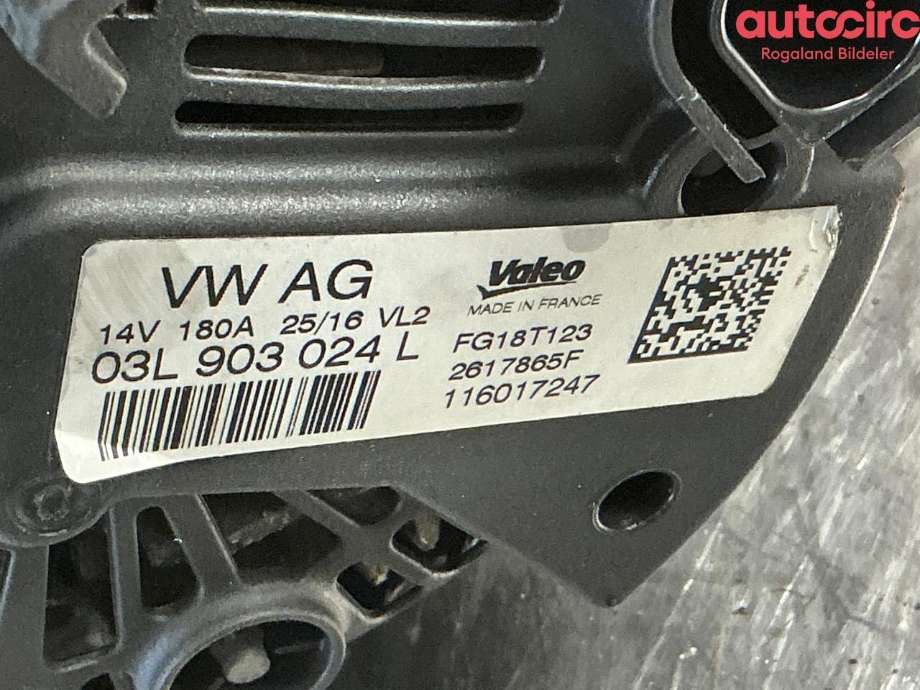 Dynamo til VW Transporter / Caravelle 2015-2019 (T6) (T6) (VOLKSWAGEN|03L 903 024 LX|03L 903 024 L)