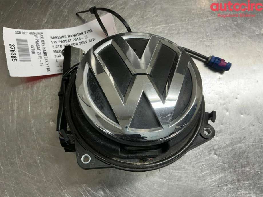 Bakluke/bakdør håndtak til VW Passat, 2015-2019 (Fase 1) (B8) (B8) (VOLKSWAGEN|3G0 827 469 JL)