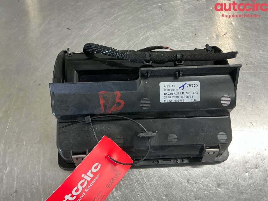 Multimedia display (MCU - Media Controller Unit) til Audi A1 2015-2018 (Type I, Fase 2)  (AUDI|8X0 919 603 B)