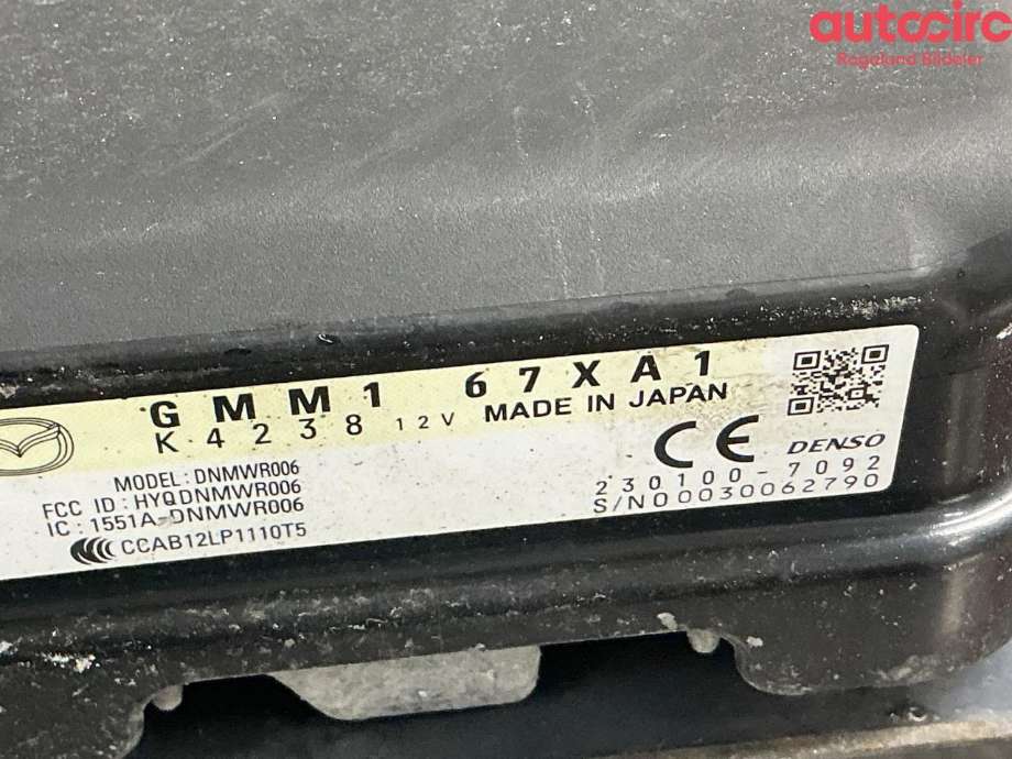 Sensor radar til Mazda CX-5 2012-2017 (Type I)  (MAZDA|GMM167XA1B)