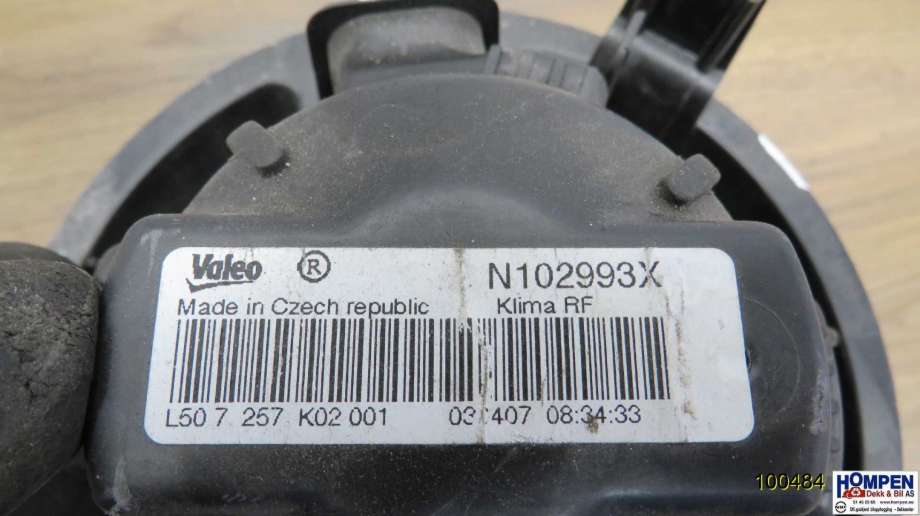 Varmeapparat motor til Peugeot 207 2006-2012  (PEUGEOT|6441V5|N102993X|)