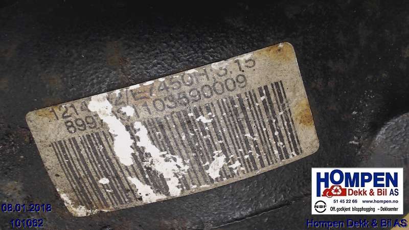 Kardang klokke bak til BMW 5-Serie 1996-2003 (E39) (E39) (BMW|33101428499|)