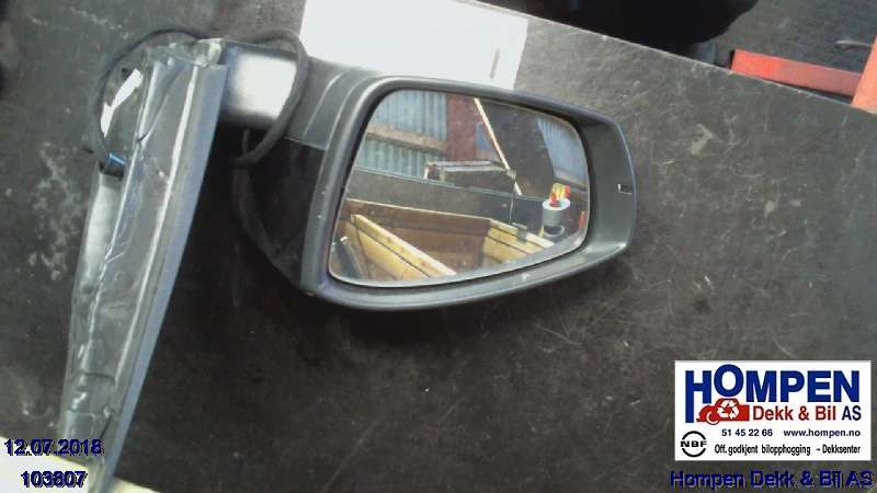 Speil venstre til VW Polo 2009-2014 (Type V, Fase 1)  (VOLKSWAGEN|6R1857501AR|024483|)