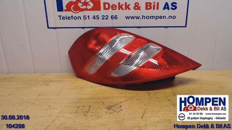 Baklykt venstre til Mercedes A-Klasse 2005-2012 (W169) (W169) (MERCEDES|A1698200364||A1698200364L)